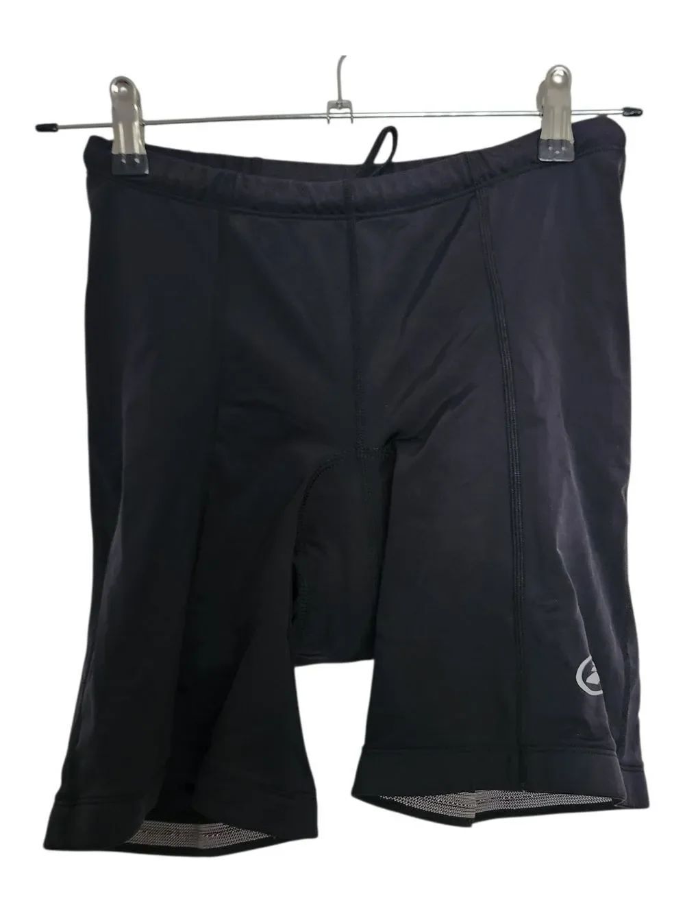 Performance Womens Padded Bicycle Shorts Black Drawstring Size XL